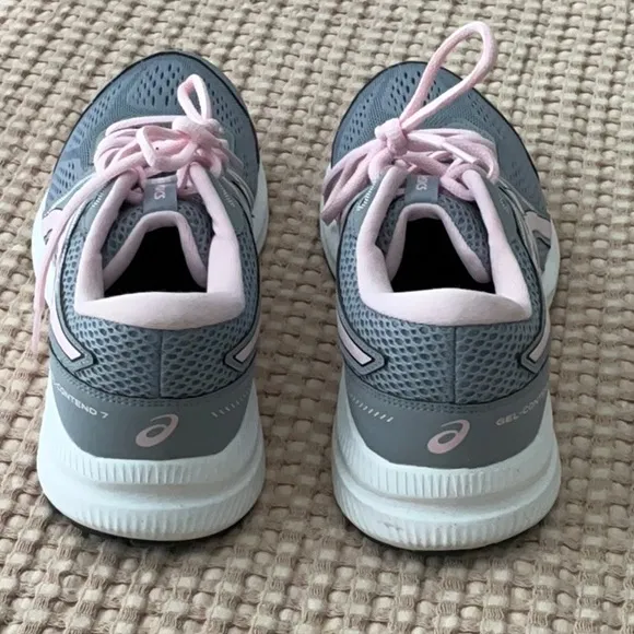 ASICS Women's Gray and Pink Running/Walking  Shoes