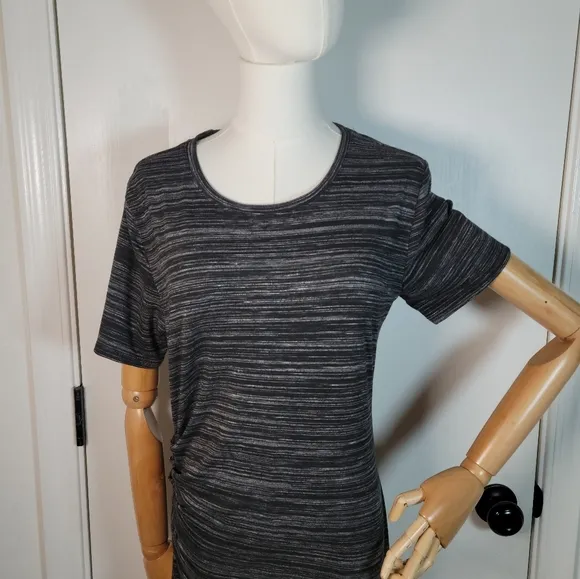 Athleta Downtown Midi Ruched T-Shirt Dress Size Medium