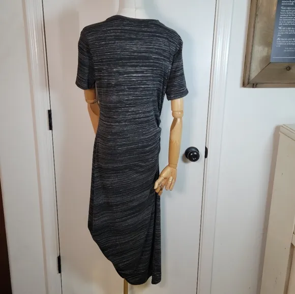 Athleta Downtown Midi Ruched T-Shirt Dress Size Medium