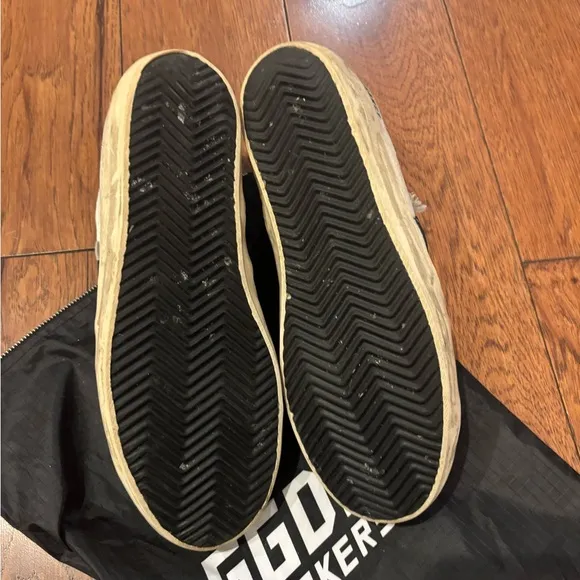 AUTHENTIC Golden Goose Gray High-Top Sneakers