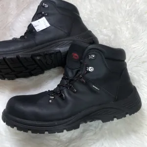 Avenger Boots: Men's  Black Waterproof EH Steel Toe Slip-Resistant Work Boots