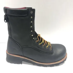 Avenger Men’s 8” Waterproof Logger Boots Black, Size 14 M