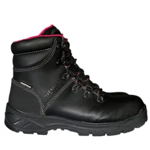 Avenger Work Boots Women's Size 7.5 Medium Construction Steel toe Black Boot