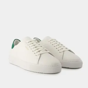 Axel Arigato Clean 90 Sneakers in White &amp; Green 44 with box Mens Athletic Shoes