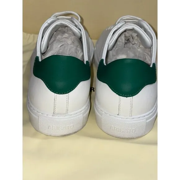 Axel Arigato Clean 90 Sneakers in White &amp; Green 44 with box Mens Athletic Shoes