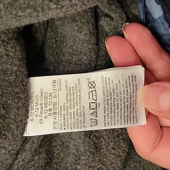 Baby GAP Puffer Onesie