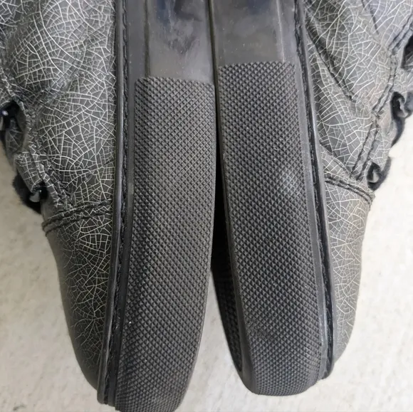 Balenciaga Arena Black Leather Mens 11 High Tops