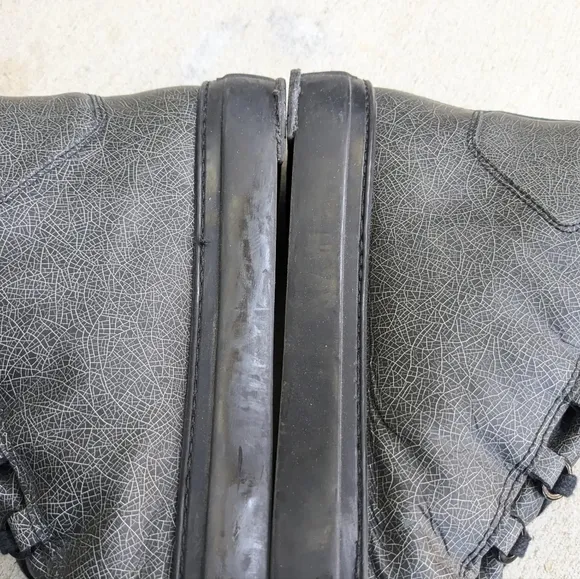 Balenciaga Arena Black Leather Mens 11 High Tops