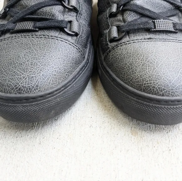 Balenciaga Arena Black Leather Mens 11 High Tops