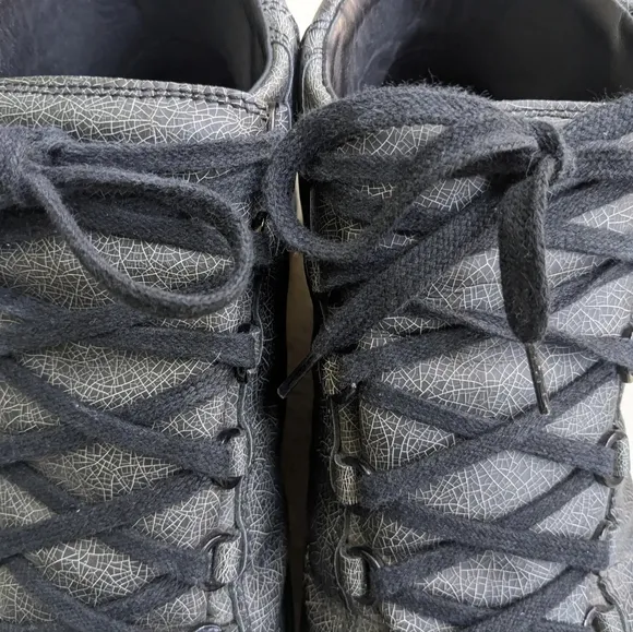 Balenciaga Arena Black Leather Mens 11 High Tops