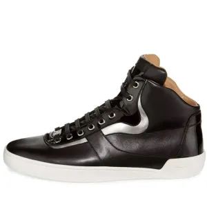 Bally Eroy Black Silver High Tops Sneakers size 10