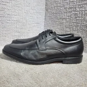 Banana Republic Advanced Comfort Men's Size 10.5 US Black Leather Oxford Shoes