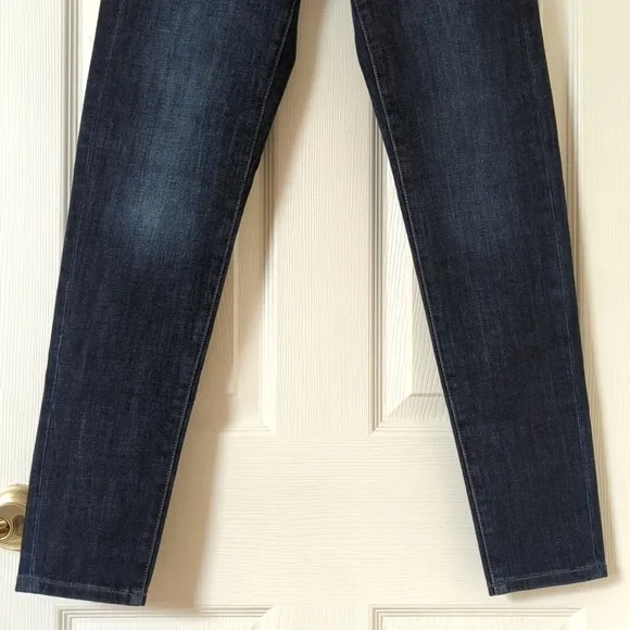 Banana Republic Classic Dark Wash Mid Rise Ankle Length Denim Skinny Jeans 26