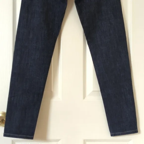 Banana Republic Classic Dark Wash Mid Rise Ankle Length Denim Skinny Jeans 26