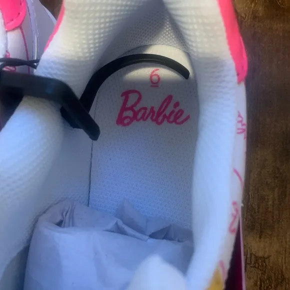 Barbie Tennis Shoes NWT Authentic Barbie Logo Sneackers