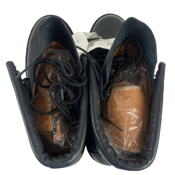 Bates Gore-Tex Best Defense Black Leather Steel-toe Combat Boots Sz 8.5W