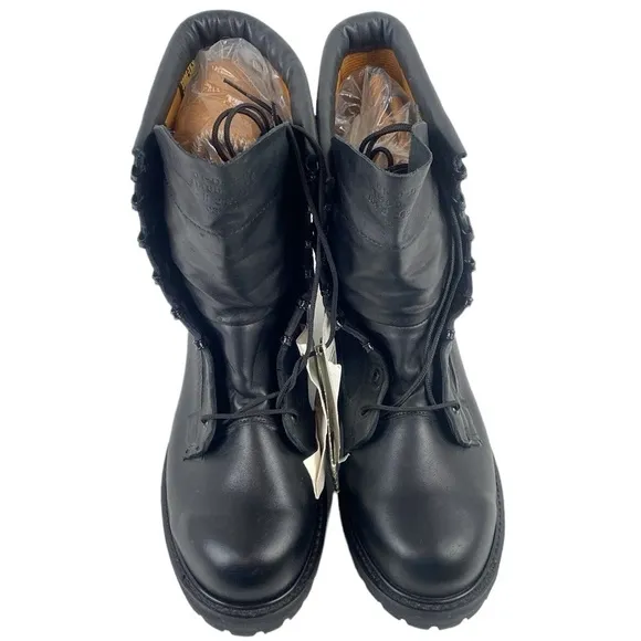 Bates Gore-Tex Best Defense Black Leather Steel-toe Combat Boots Sz 8.5W