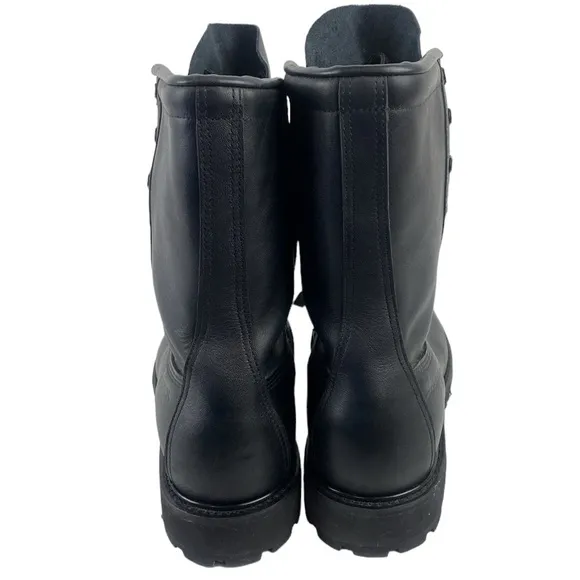 Bates Gore-Tex Best Defense Black Leather Steel-toe Combat Boots Sz 8.5W