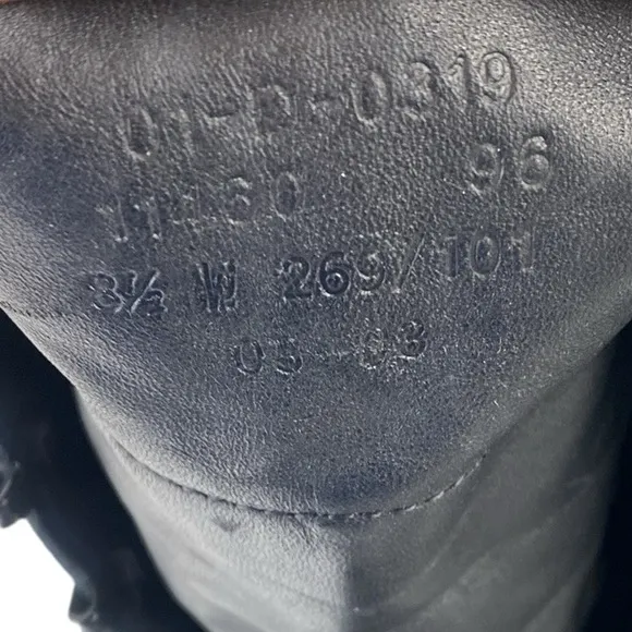 Bates Gore-Tex Best Defense Black Leather Steel-toe Combat Boots Sz 8.5W