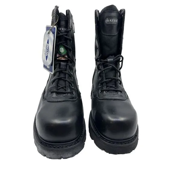 Bates Men's F2413-05 Black Size 7.5 Thinsulate Combat Steel Toe Boots NWTS AS/IS