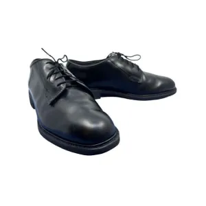 BATES MEN'S SZ. 11D SENTRY HIGH SHINE LACE-UP WORK OXFORD SHOES - ROUND TOE EUC