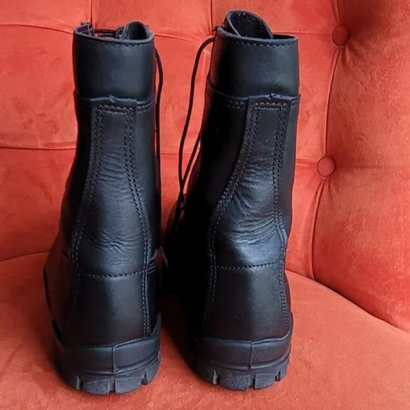 Bates US Navy DuraShocks Oil Resistant Steel Toe 9&quot; Men's Boots Size 8.5
