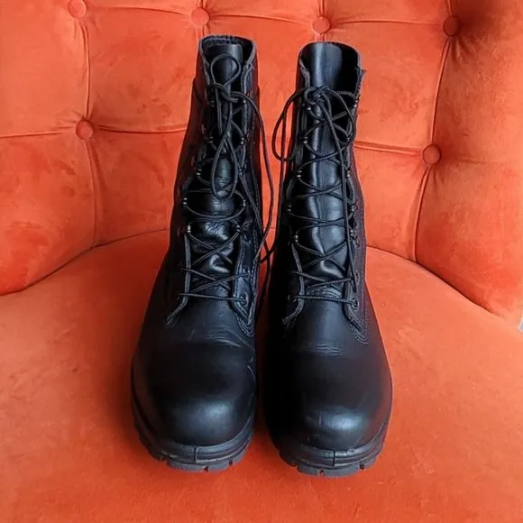 Bates US Navy DuraShocks Oil Resistant Steel Toe 9&quot; Men's Boots Size 8.5
