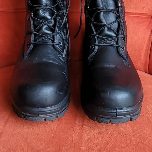 Bates US Navy DuraShocks Oil Resistant Steel Toe 9&quot; Men's Boots Size 8.5