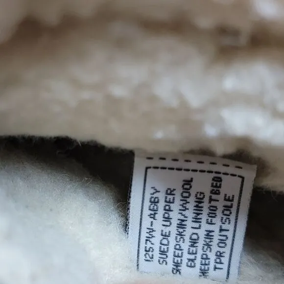 BEARPAW ABBY HICKORY Women mini boots short fleece Sherpa buckle slip on shoes
