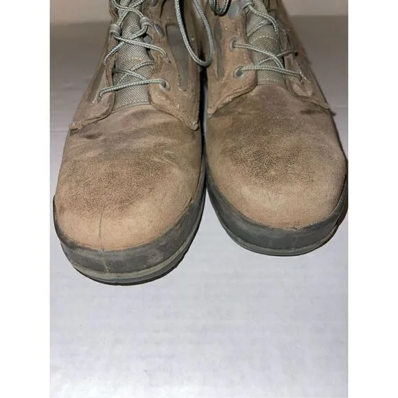 Belleville 600 ST 7.5R ASTM F2413-05 Steel Toe Boots Vibram Sole Sage Gr…