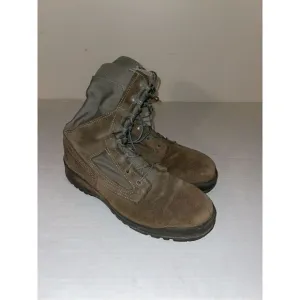 Belleville 600 ST 7.5R ASTM F2413-05 Steel Toe Boots Vibram Sole Sage Gr…