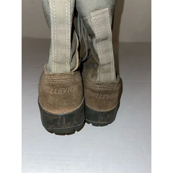 Belleville 600 ST 7.5R ASTM F2413-05 Steel Toe Boots Vibram Sole Sage Gr…