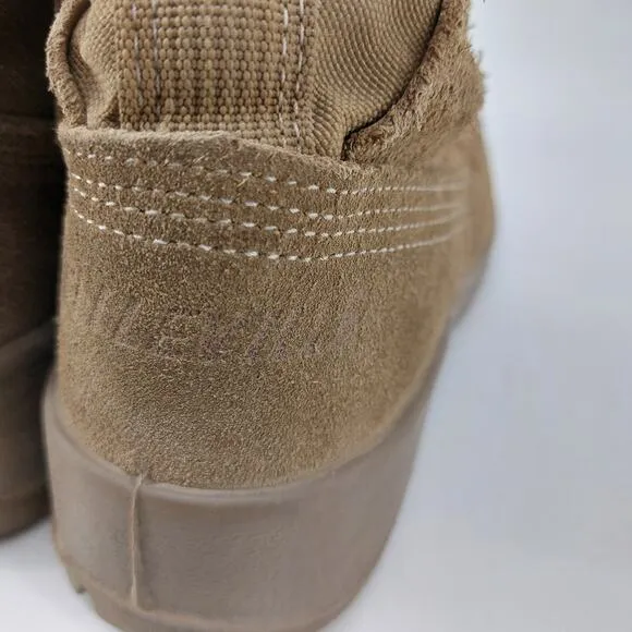 Belleville Size 5.5 Combat Boots Steel Toe Suede Lace Up