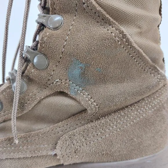 Belleville Size 5.5 Combat Boots Steel Toe Suede Lace Up