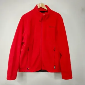 Beretta Jacket Mens XL Red Fleece Polartec Active Track Full Zip Pockets Hunter