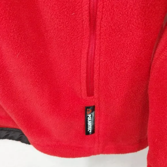 Beretta Jacket Mens XL Red Fleece Polartec Active Track Full Zip Pockets Hunter