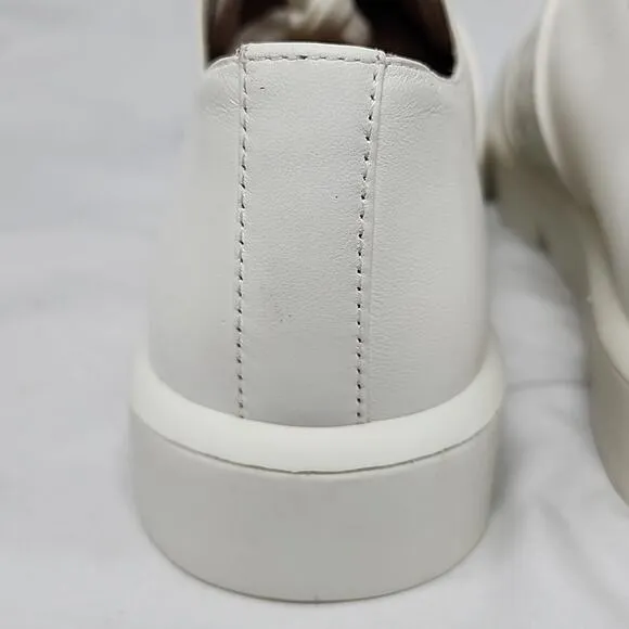 🔥BERNARDO🔥STYLE DAKOTA SLEEK WOVEN WHITE LEATHER WOMAN'S 10.0 MADE BRAZIL NWOB