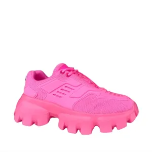 Berness Remi Hot Pink Chunky Sneakers NWT 7