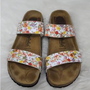 Betula by Birkenstock Birko-Flor Multi Color Floral Sandal 36- 5/5 1/2