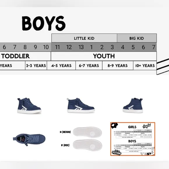 BILLY Footwear CS High-Top Sneaker - Kids