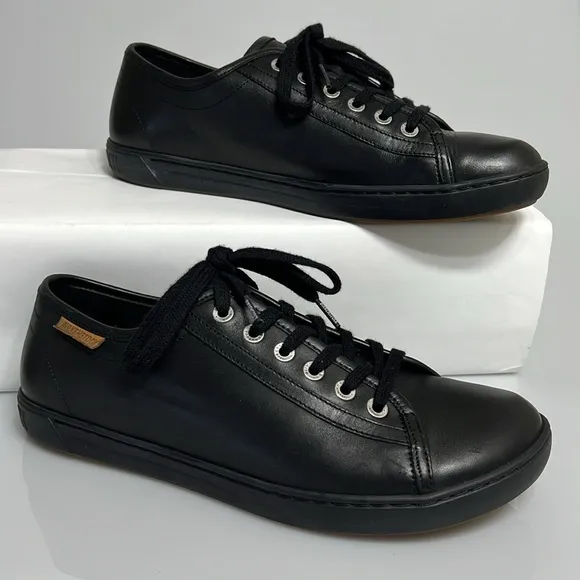 Birkenstock Arran Black Leather Sneakers Size 41R Womens 10 / Men 8  Almost New!