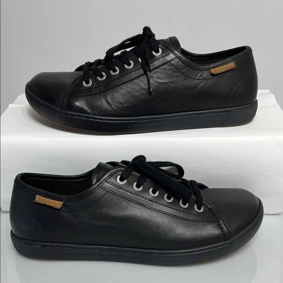 Birkenstock Arran Black Leather Sneakers Size 41R Womens 10 / Men 8  Almost New!