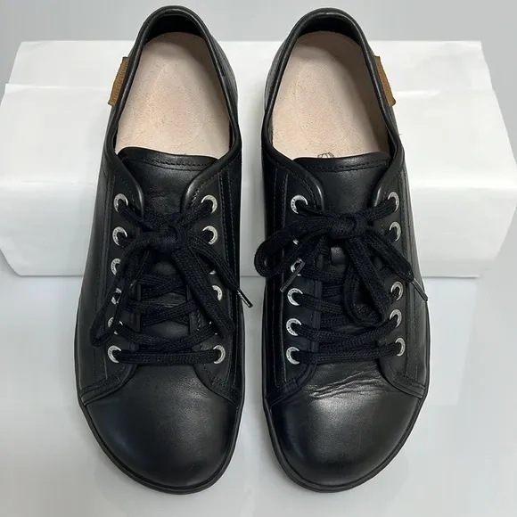 Birkenstock Arran Black Leather Sneakers Size 41R Womens 10 / Men 8  Almost New!