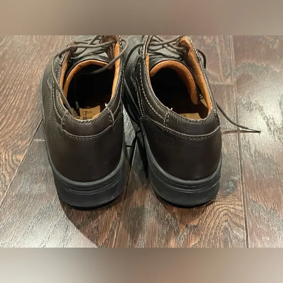 Birkenstock Mens Oxford Shoes EUR 43 US 10 Brown Leather Lace Up Comfort