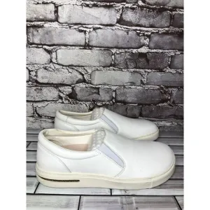 Birkenstock Oswego White Leather Slip On Casual Loafers Shoes Women 42EU/11M US