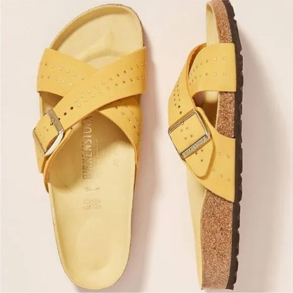 Birkenstock Siena Riveted Sandals Yellow EU 37