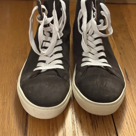 Black High-Top Sneakers