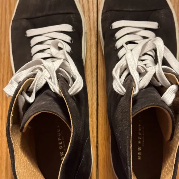 Black High-Top Sneakers