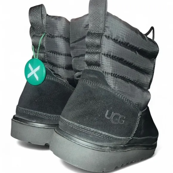 Black Ugg Boots with Removable Waterproof Soles