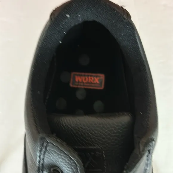 Black Work By Red Wing  Steel Toe Slip Resistant Shoes Size 9WW  NIB